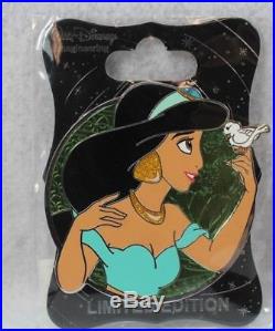 Disney WDI Imagineer LE 250 Pin Heroines Profile Jasmine Aladdin Bird