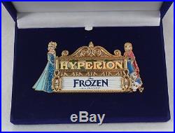 Disney WDI LE 150 Jumbo Pin Frozen Live at the Hyperion Marquee Olaf Anna Elsa