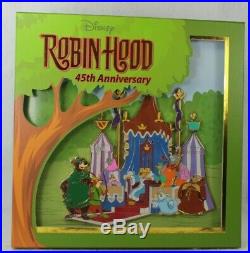 Disney WDI LE 200 Pin Super Jumbo Robin Hood 45th Anniversary Cast Jumbo
