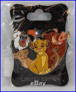 Disney WDI LE 250 Pin Character Cluster Lion King Simba Nala Timon Pumbaa Zazu