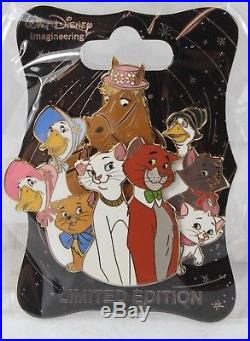 Disney WDI LE 250 Pin Character Cluster The Aristocats
