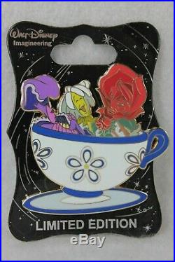 Disney WDI LE 250 Pin D23 Alice In Wonderland Flowers Golden Afternoon