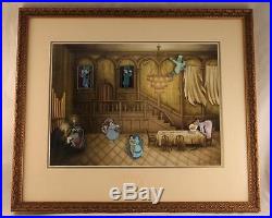 Disney WDW Framed 7 Pin Set Friday the 13th Haunted Mansion Day Celebration LE