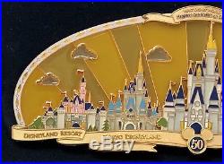 Disney WDW Happiest Celebration On Earth Theme Park Castles Super Jumbo LE Pin
