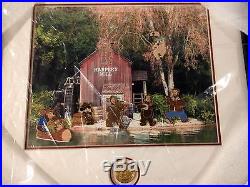 Disney WDW Mickeys Toontown of 6 Pin Frame Set Brers and the Bears LE 50