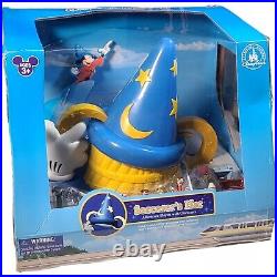 Disney WDW Monorail Sorcerer's Hat Adventure Playset Theme Park Gold 50th Sealed