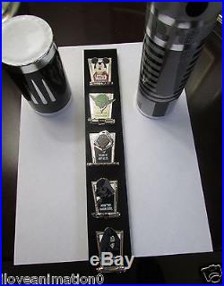 Disney WDW Star Wars Weekend Sculpted Lightsaber Boxed 5 Pin Set