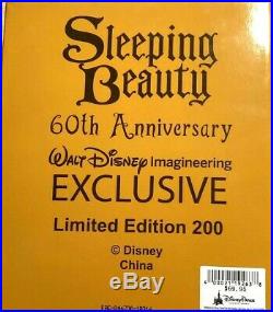 Disney Wdi Jumbo Sleeping Beauty 60th Anniversary Aurora Le 200 Spinner Pin