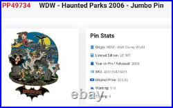 Disney Wdw 2006 Haunted Parks Jumbo Le 500 Pin Figment Stitch Mickey Pp49734