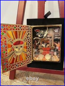 Disney Wdw Storybook Le Jumbo Pin Pirates Of The Caribbean Stained Glass Mickey
