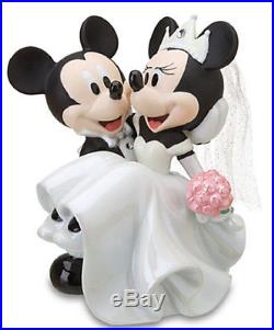 Disney Wedding Minnie Mickey Mouse Figurine Ceramic Cake Topper Theme Parks New