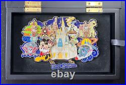 Disney World 2006 Magic Kingdom Four Park Super Jumbo? LE1000 Pin In Box? 48255