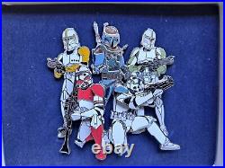 Disney World 2008 Star Wars Weekends Jango Fett Clone Trooper Pin LE 500 Rare