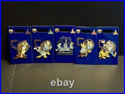 Disney World 50th Anniversary Park Pins Cinderella Castle All 6 Pins in Set