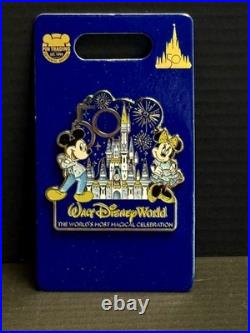 Disney World 50th Anniversary Park Pins Cinderella Castle All 6 Pins in Set