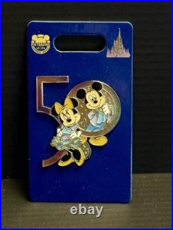 Disney World 50th Anniversary Park Pins Cinderella Castle All 6 Pins in Set