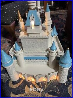 Disney World Cinderella Castle Monorail Park Playset Lights & Sound