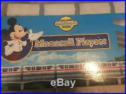 Disney World Land Theme Park Green Monorail Playset Original Box Complete RARE