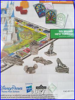 Disney World Parks Theme Park Edition Monopoly Pop Up Castle Board Game Mickey