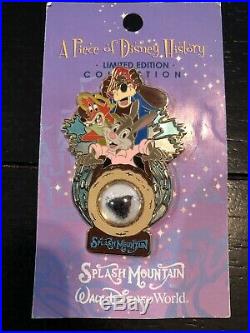 Disney World Splash Mountain PIECE OF HISTORY + Zip-a-dee-doo-dah Musical Pins