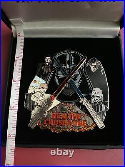 Disney World Star Wars Weekends 2012 Anakin Chosen One Le 500 Jumbo Pin New Nrfb
