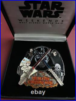 Disney World Star Wars Weekends 2012 Anakin Chosen One Le 500 Jumbo Pin New Nrfb
