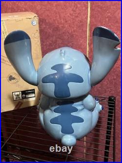 Disney World Theme Park Stitch Ceramic Cookie Jar Lilo & Stitch RARE with Box