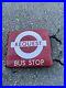 Disney World Theme Park Used Prop Hollywood Studios REQUEST BUS STOP Street Sign