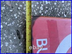 Disney World Theme Park Used Prop Hollywood Studios REQUEST BUS STOP Street Sign