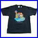 Disney World Vintage 1991 90s Planet Hollywood Fair Black Cotton T Shirt Large