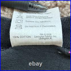 Disney World Vintage 1991 90s Planet Hollywood Fair Black Cotton T Shirt Large