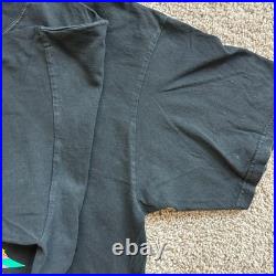 Disney World Vintage 1991 90s Planet Hollywood Fair Black Cotton T Shirt Large