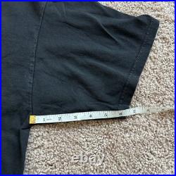 Disney World Vintage 1991 90s Planet Hollywood Fair Black Cotton T Shirt Large