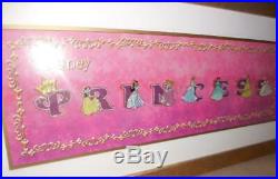 Disney large framed Princess pin set
