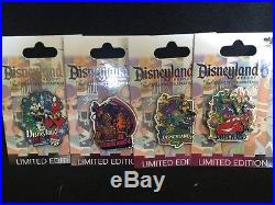 Disney pins Disneyland 60th Anniversary Decades complete 8 pin set LE