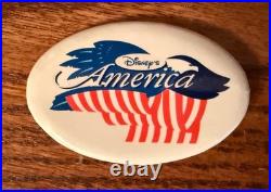 Disney's America Button Abandoned Disney Theme Park Project, Manassas VA-1989