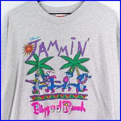 Disney's Blizzard Beach Jammin T-Shirt XL VTG 90s Cartoon Retro Theme Park