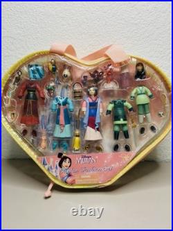Disney's Mulan Fashion Set Figures (Disney Theme Parks Exclusive) Rare Read