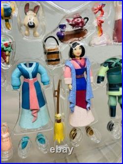 Disney's Mulan Fashion Set Figures (Disney Theme Parks Exclusive) Rare Read