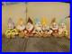 Disney’s SNOW WHITE’S 7 DWARFS Lot (7) Beanie Plush Disney Theme Park Tags