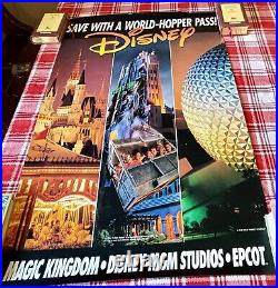 Disney theme park travel posters