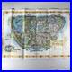 Disneyland 1958 Version B Theme Park Map Walt Disney Rare Folded