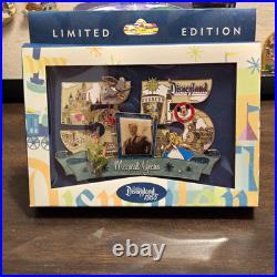 Disneyland 55 Magical Years Jumbo Dateline Disneyland Walt Disney Pin LE 555
