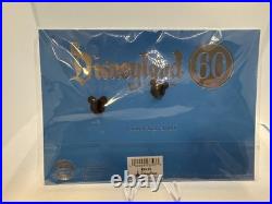 Disneyland 60th Anniversary Jumbo Pin LE 1000 Parks & Hotels Sign with Lithograph