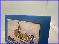 Disneyland 60th Anniversary Jumbo Pin LE 1000 Parks & Hotels Sign with Lithograph