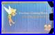 Disneyland Anniversary Theme Park Used Tinkerbell Sign Large Banner RARE Disney