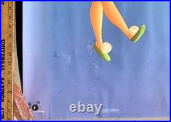 Disneyland Anniversary Theme Park Used Tinkerbell Sign Large Banner RARE Disney