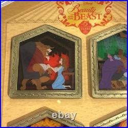 Disneyland Beauty and the Beast Disney Theme Park Pin Set Limited 1000 NEW