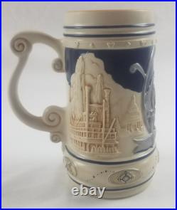 Disneyland Beer Stein Embossed Mug Authentic Original Disney Theme Parks