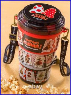 Disneyland Berry Berry Minnie Popcorn Bucket Last Unused with Strap Disneyland Berry Berry Minnie Popcorn Bucket Last Unused with Strap
